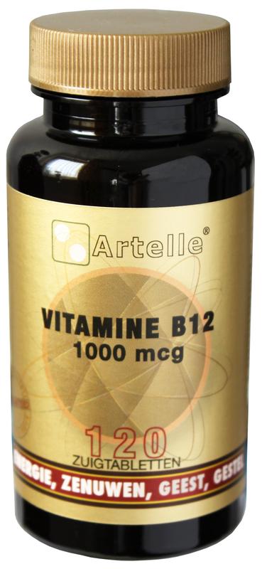 Artelle Vitamine B12 1000mcg 120 Zuigtabletten