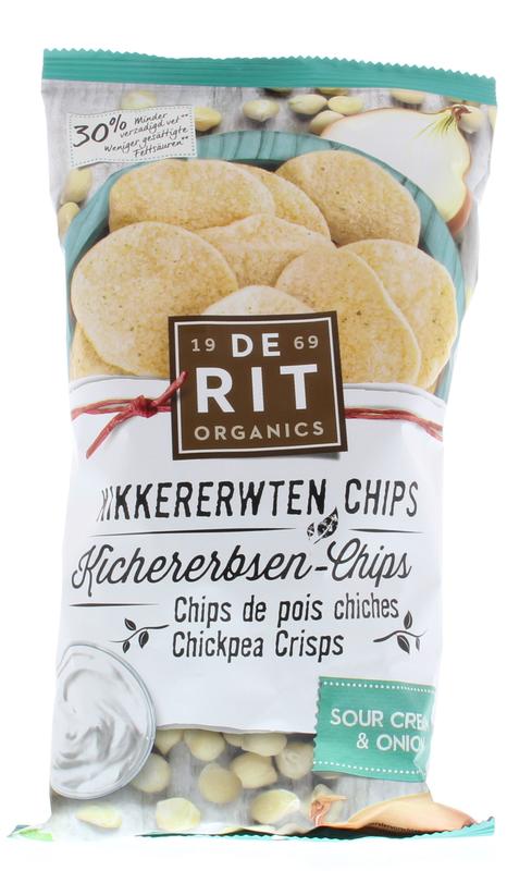 De Rit Kikkererwtenchips sour cream union bio 75 Gram