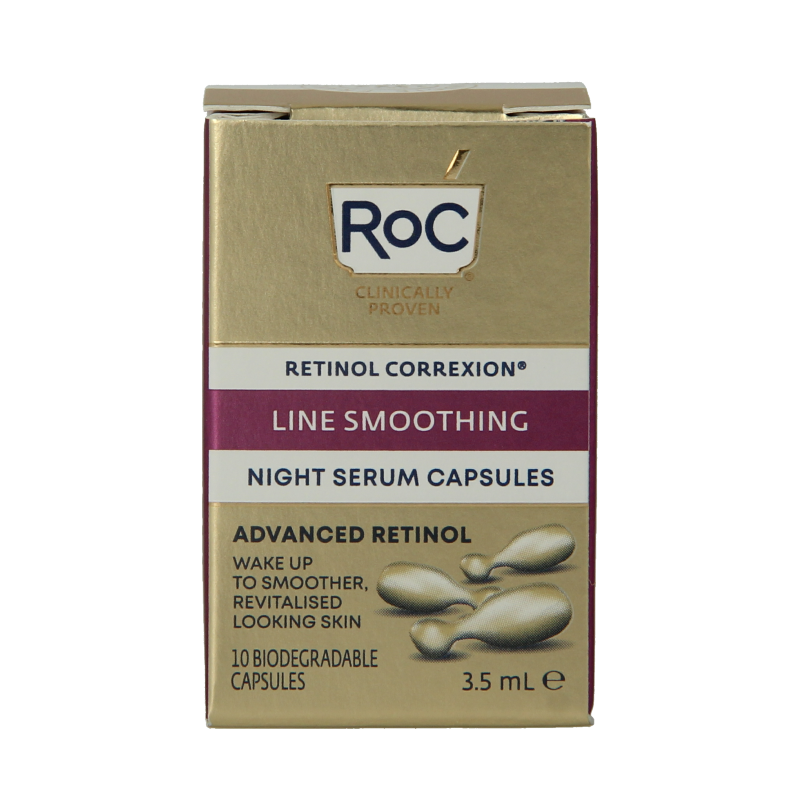 ROC Retinol correxion line smoothing night serum 10 Capsules
