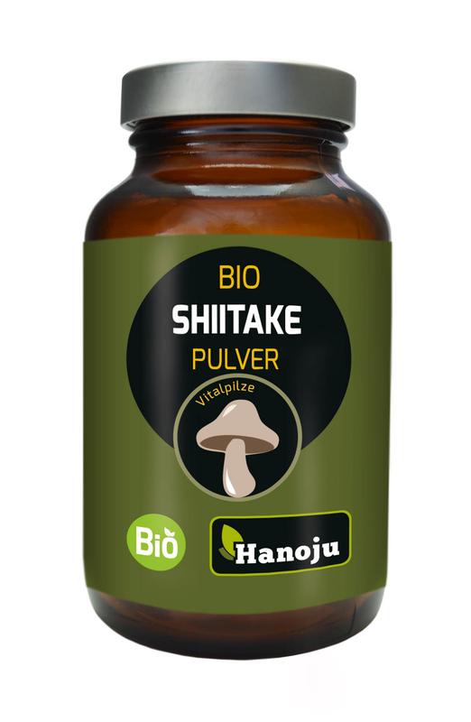 Hanoju Shiitake poeder 250mg bio 150 Capsules