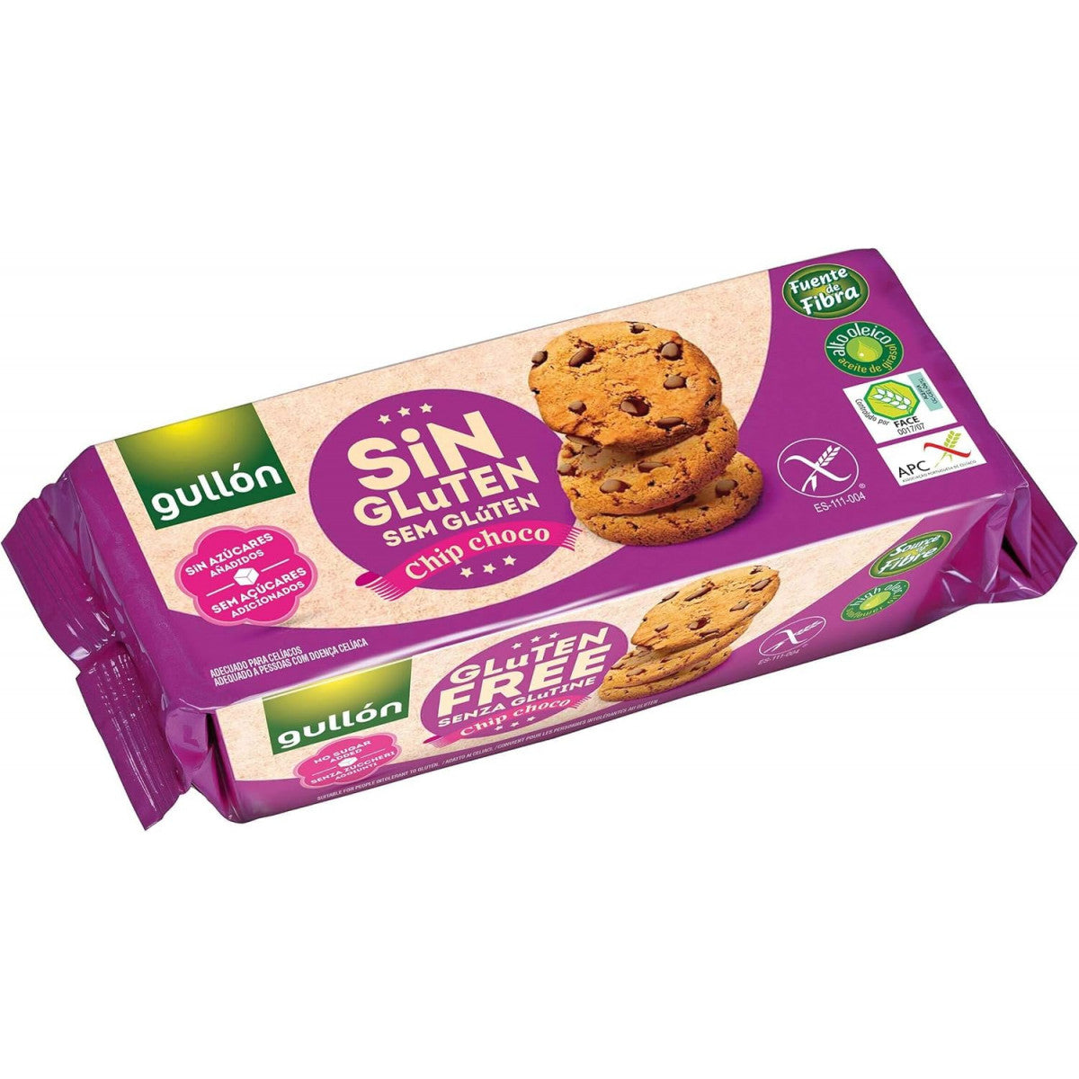 Gullon Chocolate chip cookies glutenvrij 130 Gram