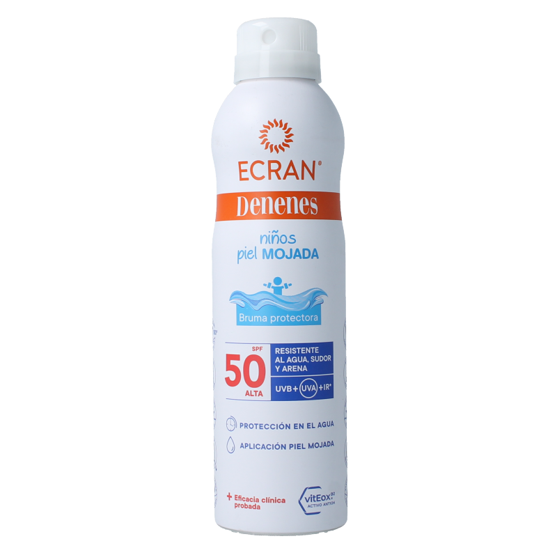 Ecran Sun care kids wet skin spray SPF50 250 Milliliter