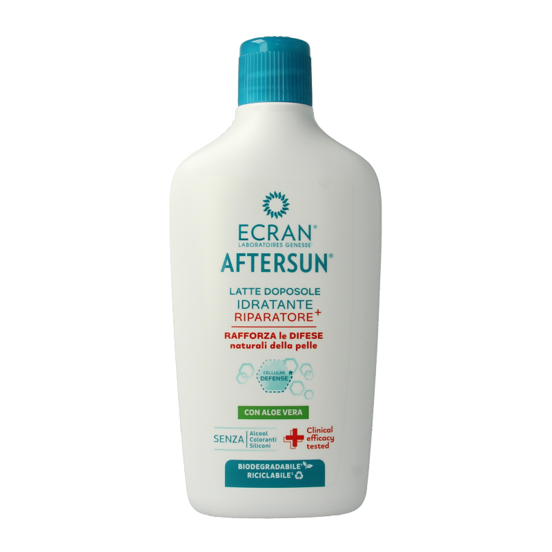 Ecran Aftersun melk hydraterend & kalmerend aloe vera 400 Milliliter