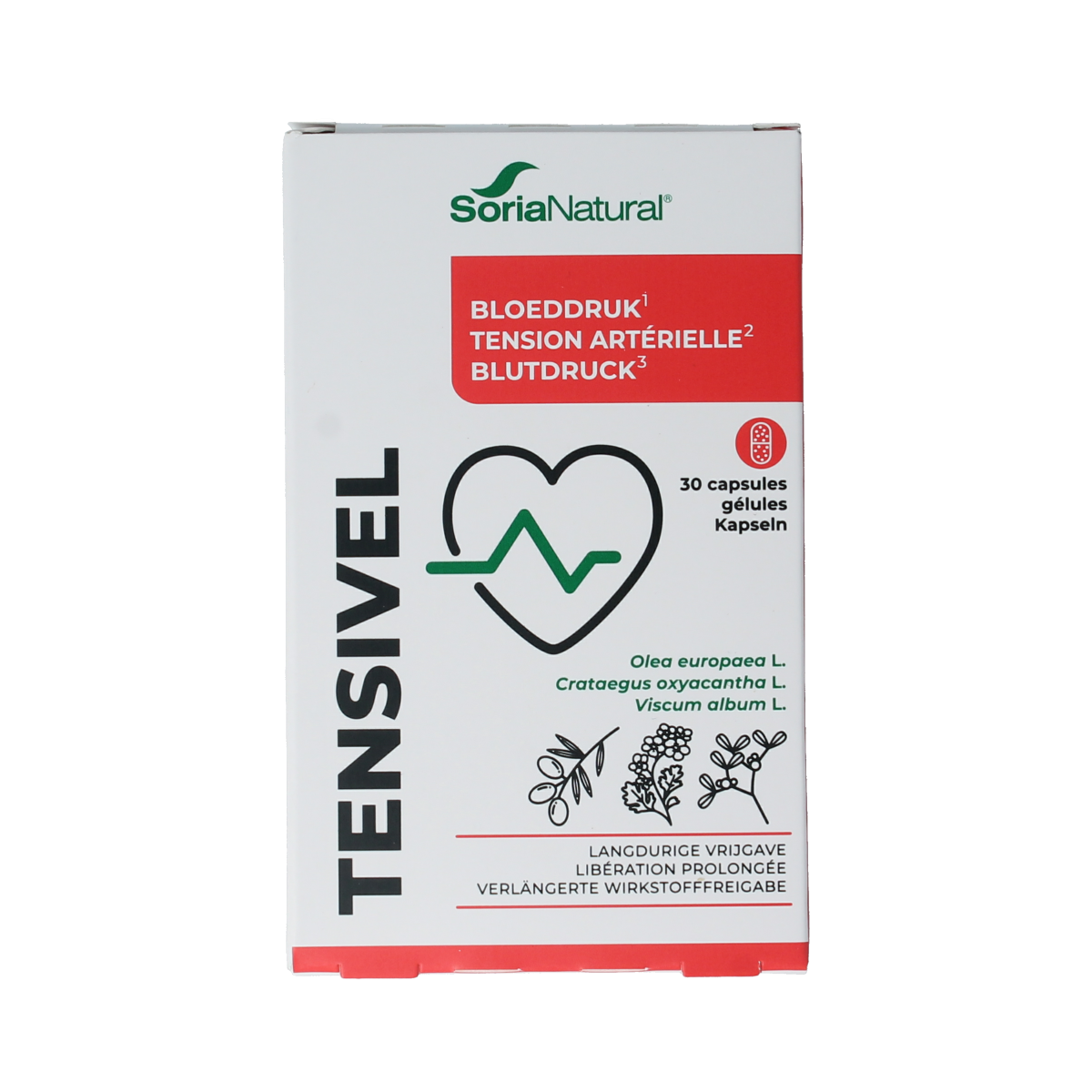 Soria Natural Tensivel bloeddruk 30.00 Capsules