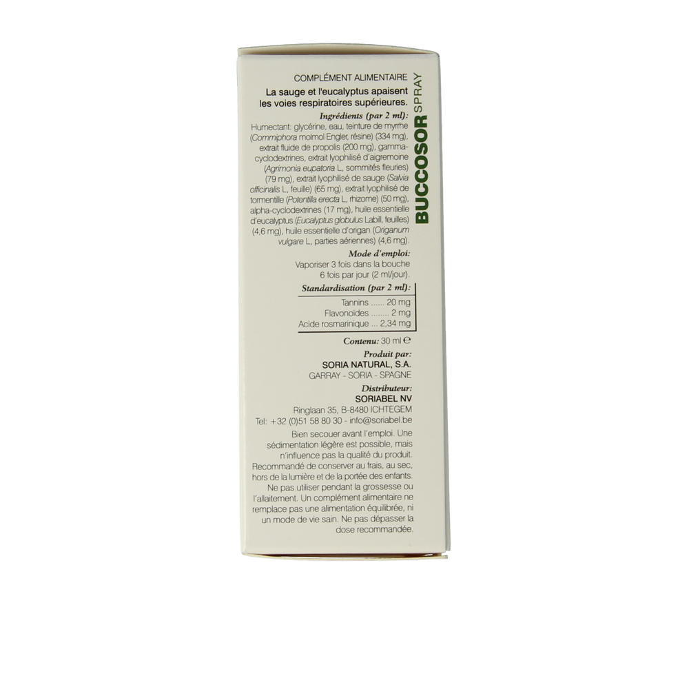 Soria Natural Composor 1 buccosor spray XXI 30.00 Milliliter