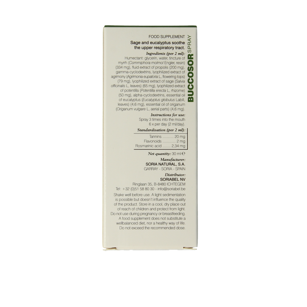Soria Natural Composor 1 buccosor spray XXI 30.00 Milliliter