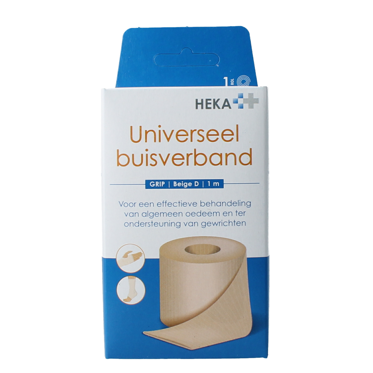 Heka Grip compress beige D 1.00 Stuks