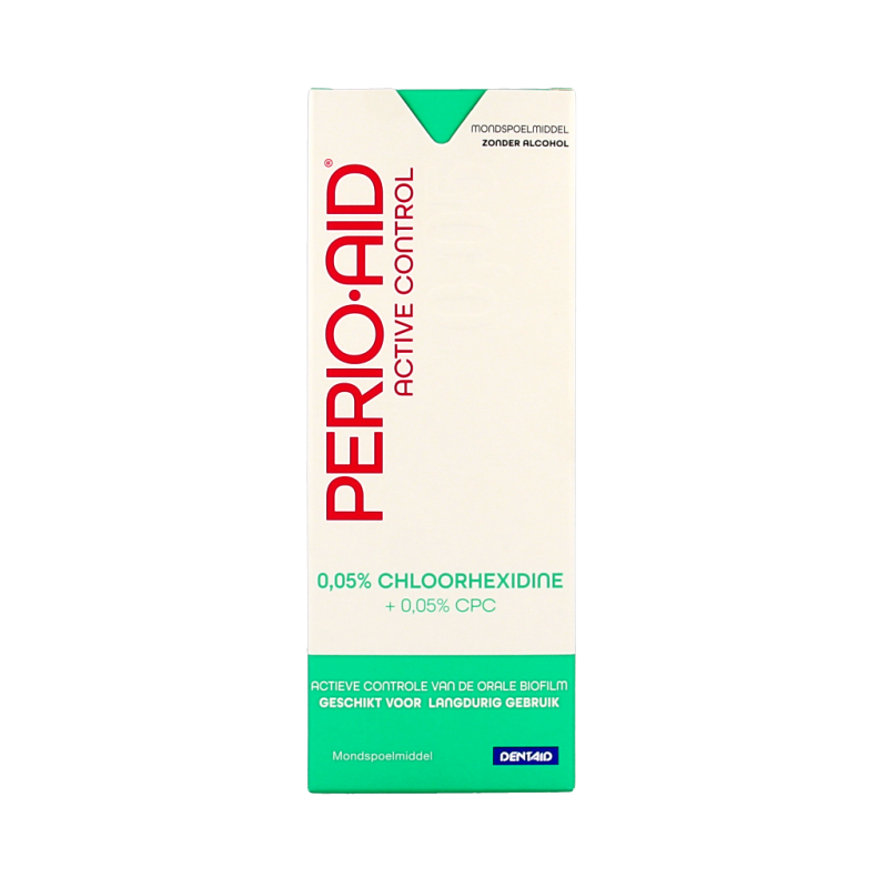 Perio Aid Active Control mondspoelmiddel 0.05% CHX 500 Milliliter