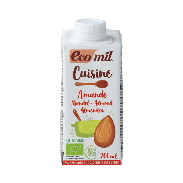 Ecomil Almondcuisine sugar free bio 200.00 Milliliter