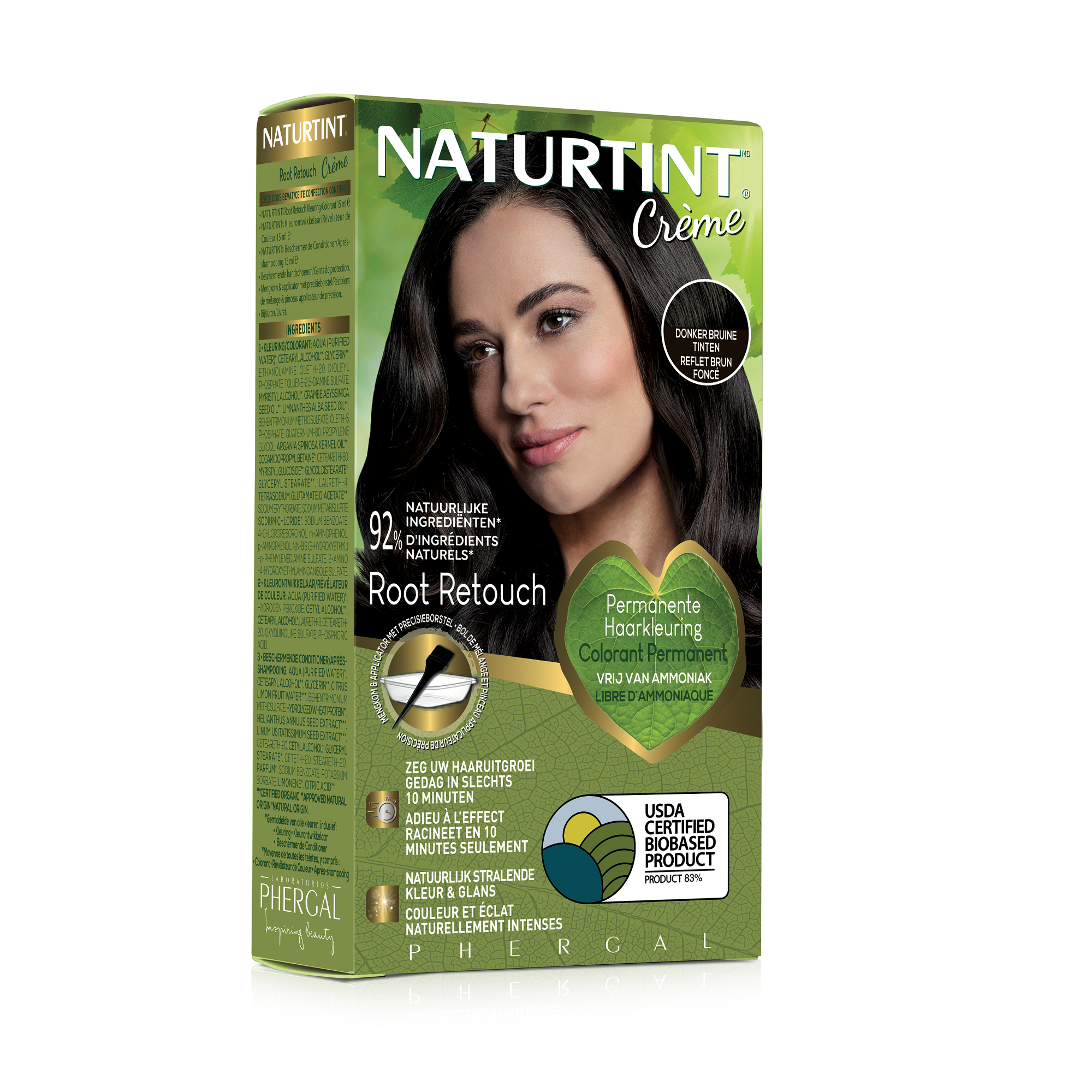 Naturtint Root retouch donkerbruin 45.00 Milliliter