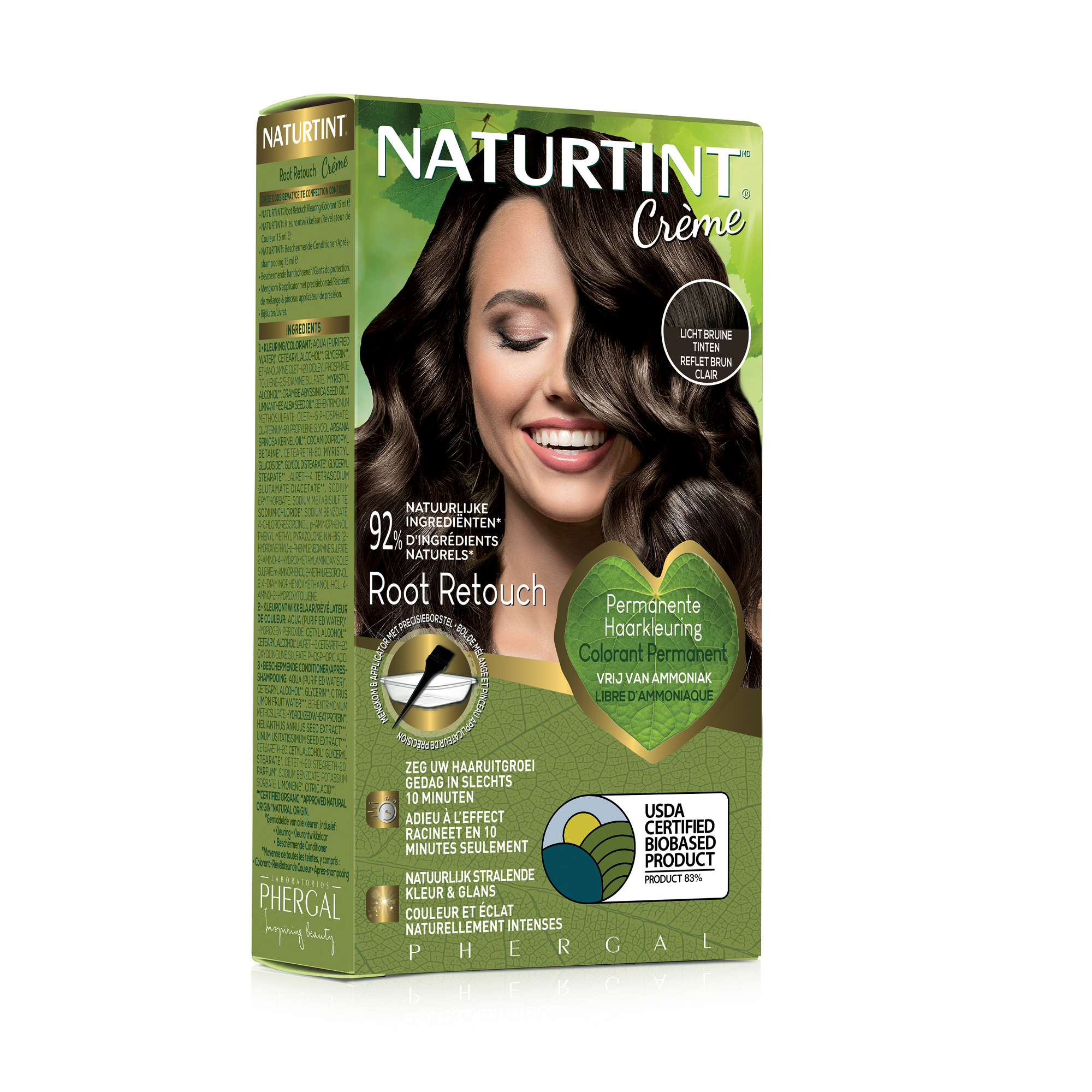 Naturtint Root retouch lichtbruin 45.00 Milliliter