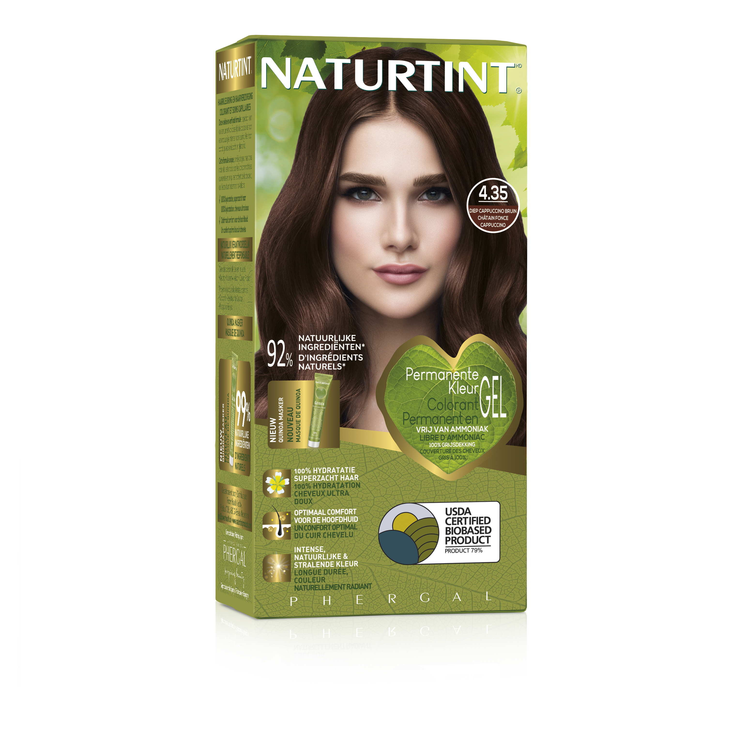 Naturtint 4.35 Diep cappuccino bruin 170.00 Milliliter
