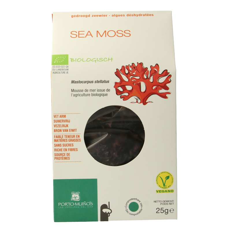 Porto Muinos Sea moss bio 25 Gram