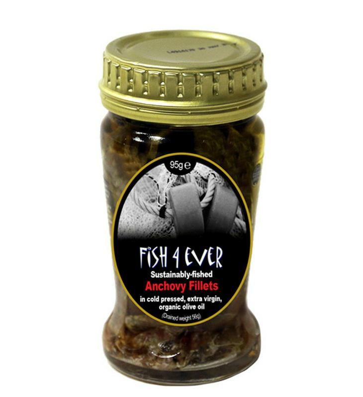 Fish 4 Ever Ansjovisfilet in olijfolie 95 Gram