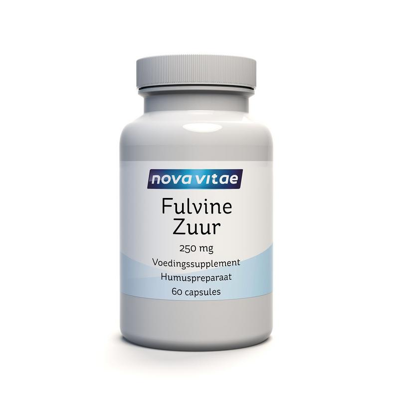 Nova Vitae Fulvinezuur 250mg 60 Vegetarische capsules