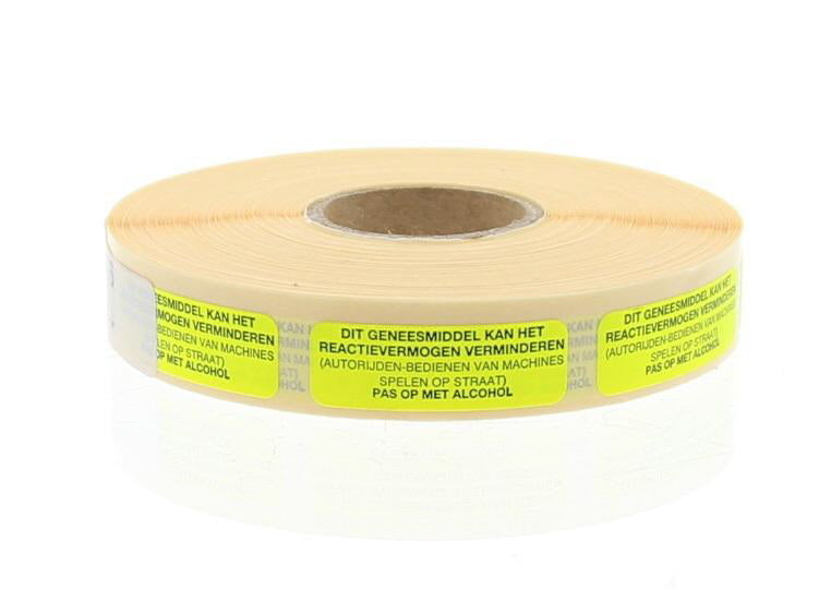 Spruyt Hillen Sticker geneesmiddel reactie 1000 Stuks