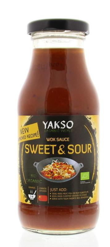 Yakso Woksaus sweet & sour bio 240 Milliliter