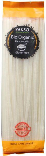 Yakso Rice noodle wit bio 220 Gram