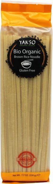 Yakso Rice noodle bruin bio 220 Gram
