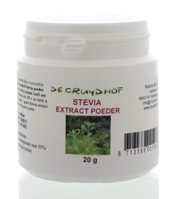 Cruydhof Stevia extract poeder 20 Gram
