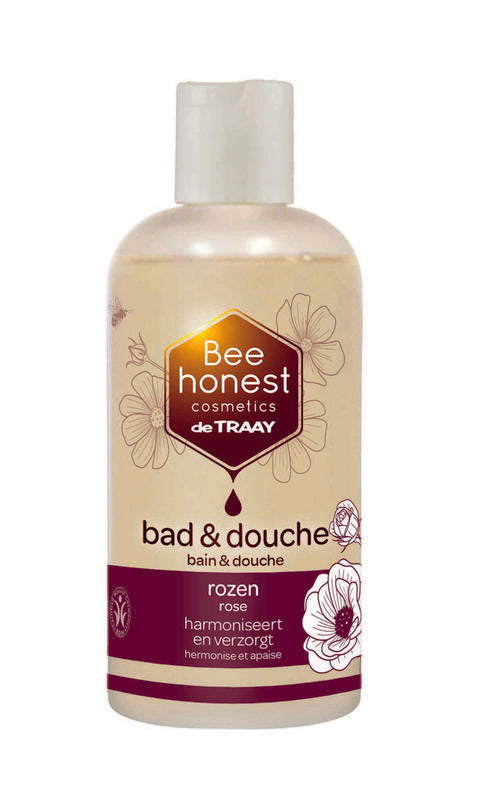 Traay Bee Honest Bad / douche rozen 250 Milliliter