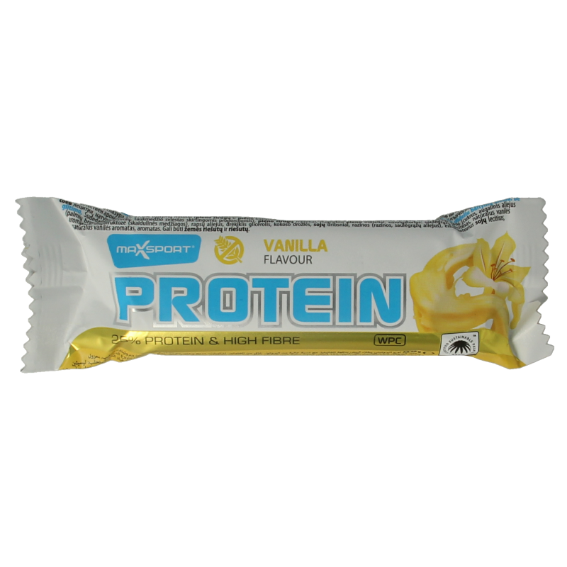 Max Sport Proteine bar vanille 60 Gram
