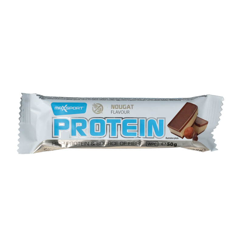 Max Sport Proteine GF reep nougat 50 Gram