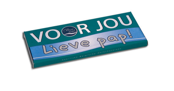 Voor Jou! Wensreep melkchocolade lieve pap 70.00 Gram