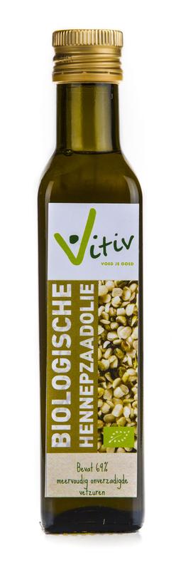 Vitiv Hennepzaadolie bio 250.00 Milliliter