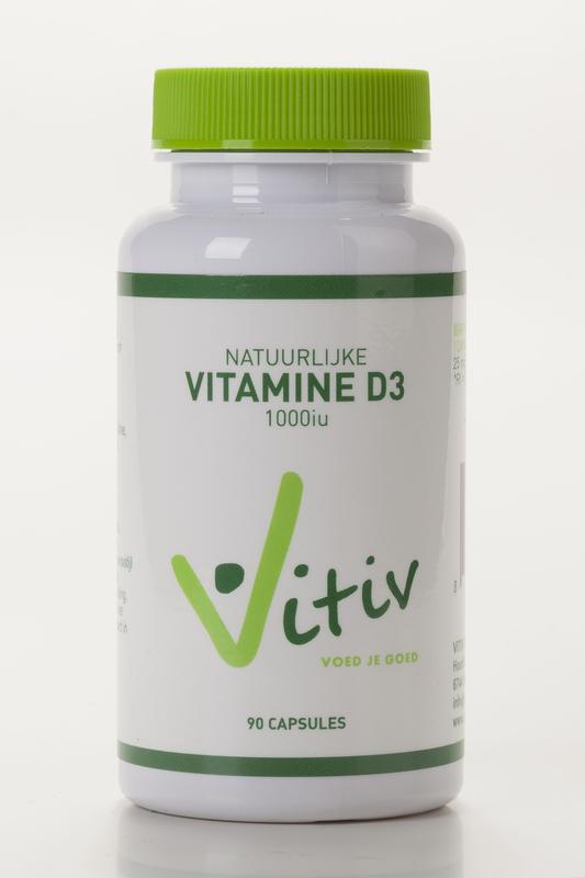 Vitiv Vitamine D3 1000IU  360 Capsules