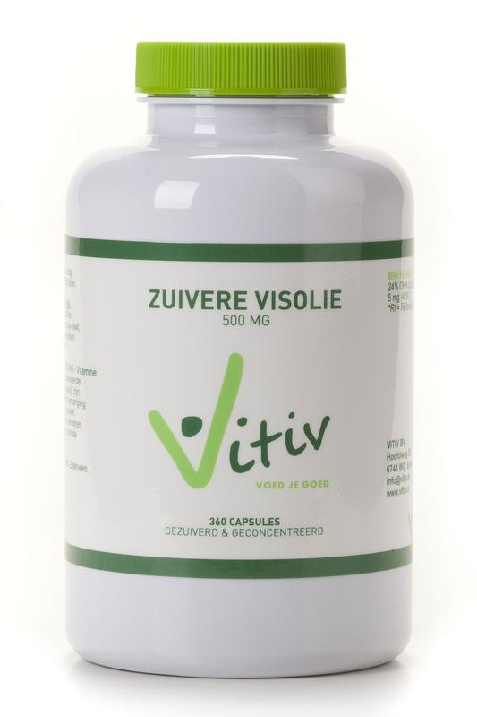 Vitiv Zuivere visolie 500mg  360 Capsules
