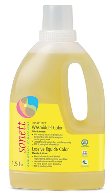Sonett Wasmiddel vloeibaar color 1500 Milliliter