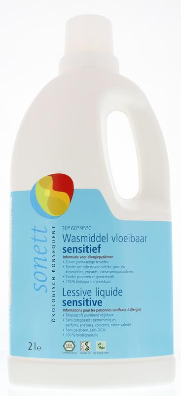 Sonett Wasmiddel vloeibaar sensitief 2.00 Liter