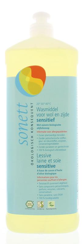 Sonett Wasmiddel wol & zijde sensitive 1 Liter