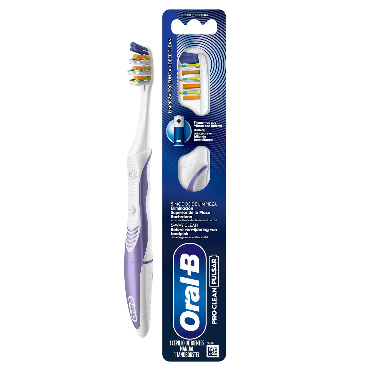 Oral B MTB Pulsar clean 1CT 1.00 Stuks