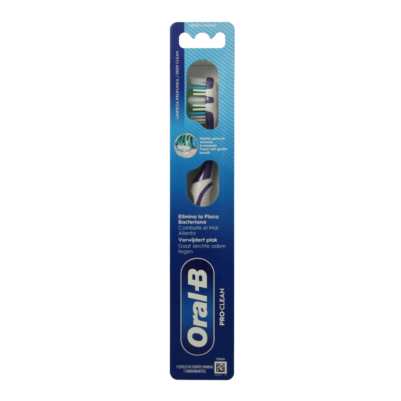 Oral B Hand tandenborstel Pro 1 clean black 1 Stuks