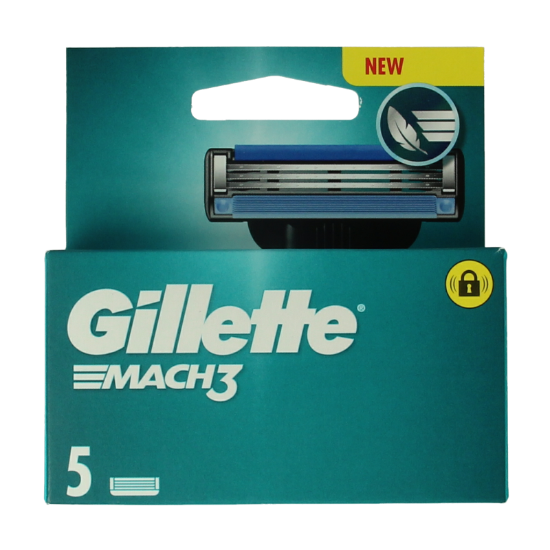Gillette Mach3 blades 5 Stuks