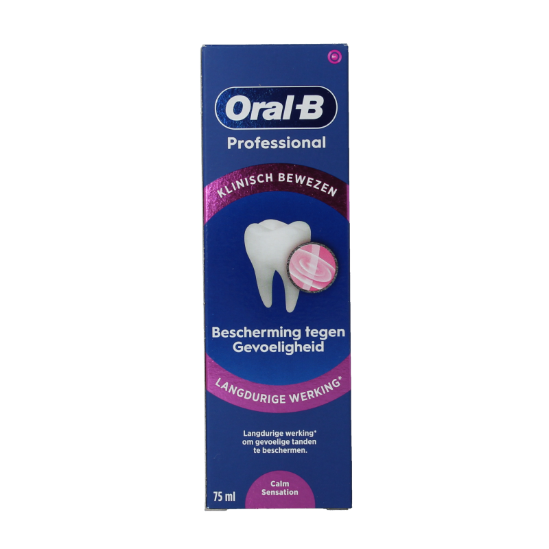 Oral B Tandpasta professional calming sensitive protect 75 Milliliter