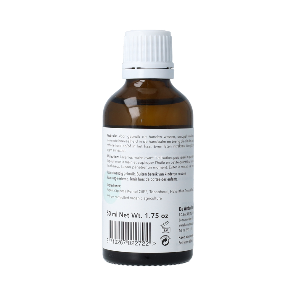 Harmonie Argan olie 50.00 Milliliter