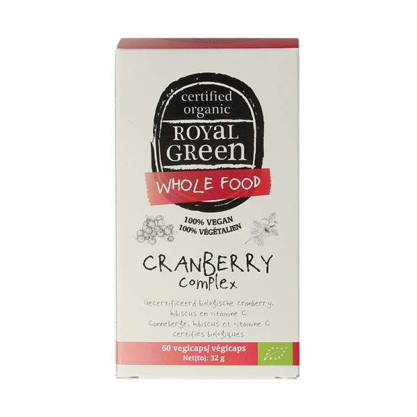 Royal Green Cranberry complex bio 60.00 Vegetarische capsules