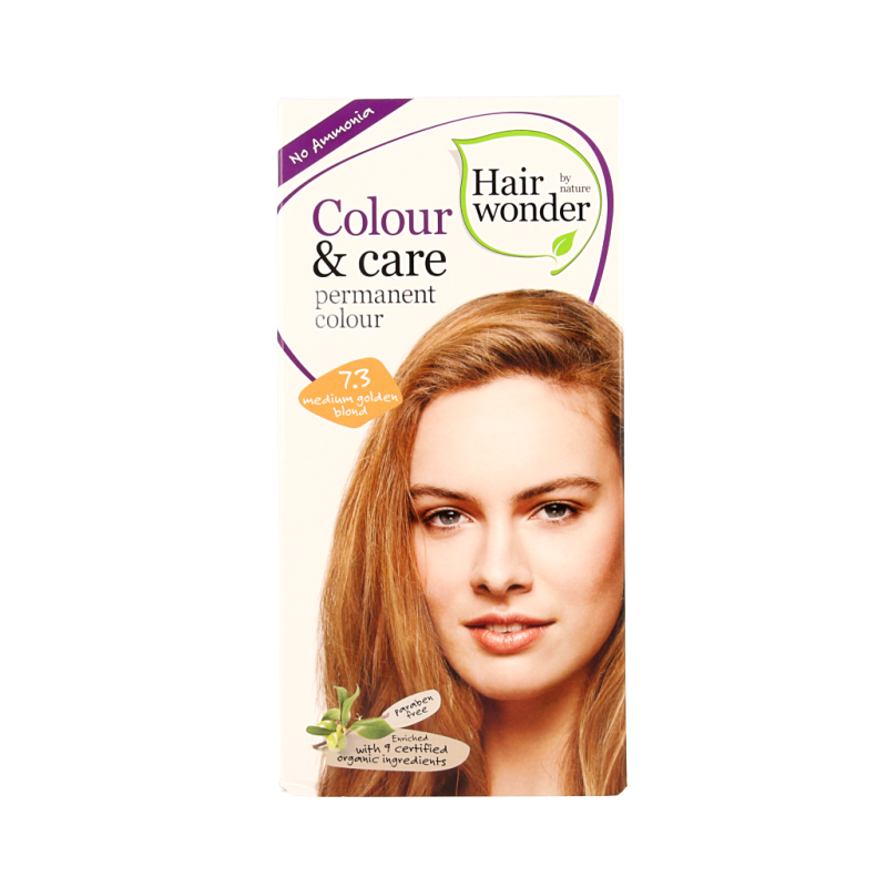 Hairwonder Colour & Care 7.3 medium gold blond 100 Milliliter
