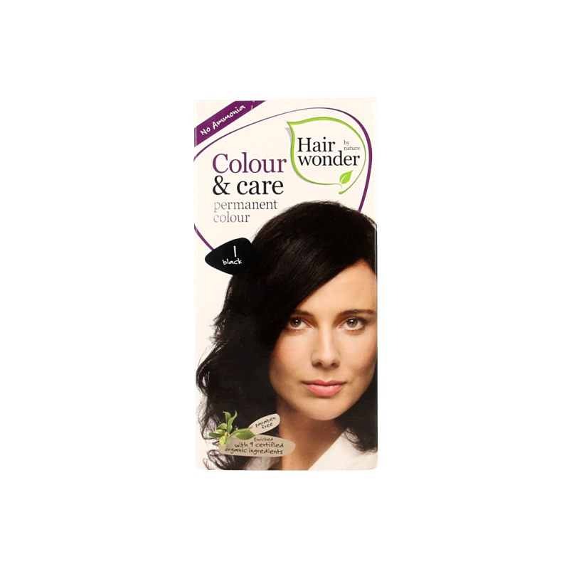 Hairwonder Colour & Care 1 black 100 Milliliter