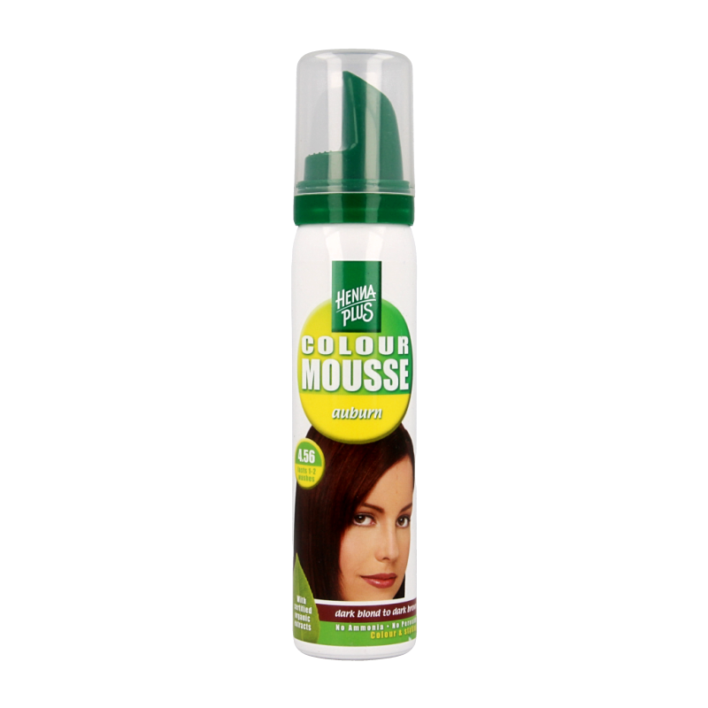 Henna Plus Colour mousse 4.56 auburn 75 Milliliter