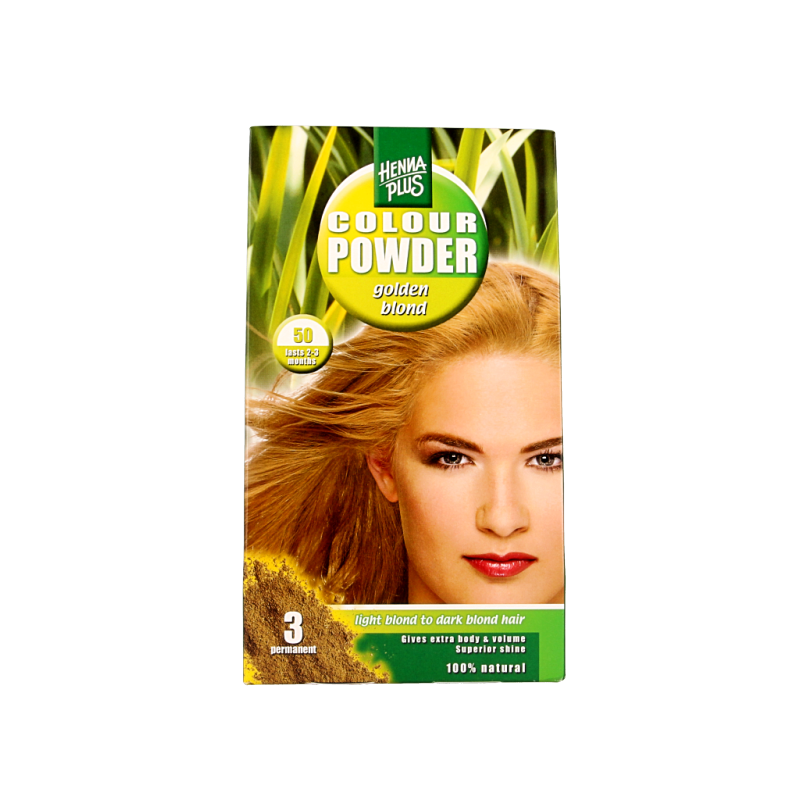Henna Plus Colour powder 50 golden blond 100 Gram