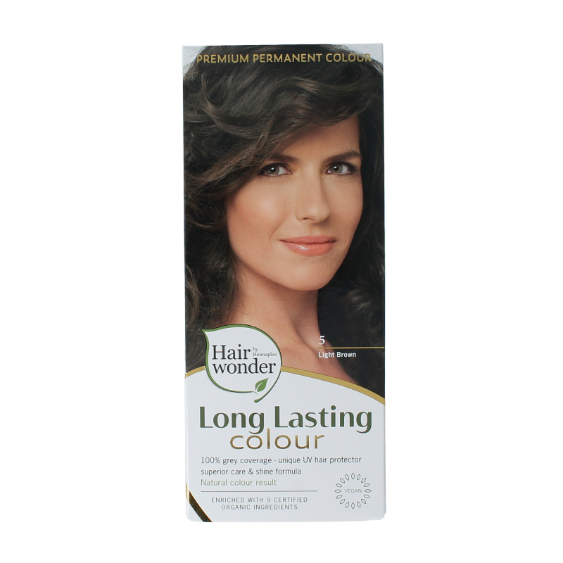 Henna Plus Long lasting colour 5 light brown 100 Milliliter
