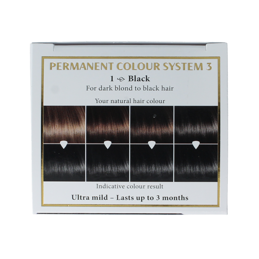 Hairwonder Long lasting colour 1 black 100.00 Milliliter