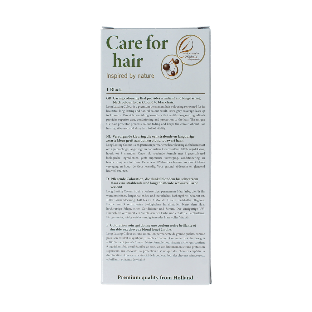 Hairwonder Long lasting colour 1 black 100.00 Milliliter