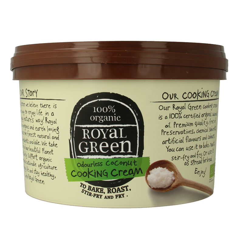 Royal Green Kokos cooking cream odourless bio 2500 Milliliter
