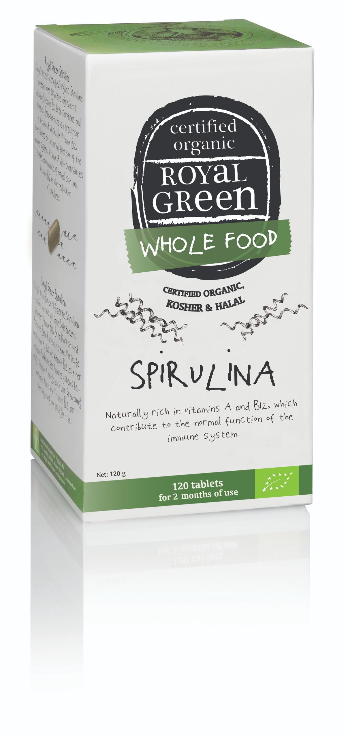 Royal Green Spirulina bio  120.00 Tabletten