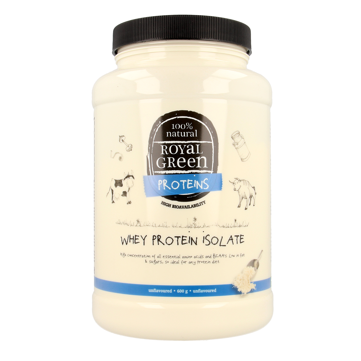 Royal Green Whey proteine isolate 600.00 Gram